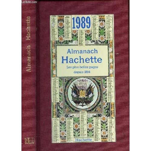 Almanach Hachette 1989