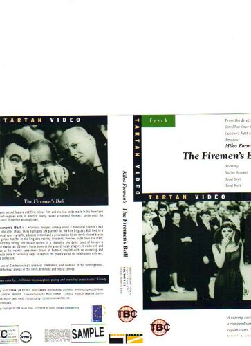 Jaquette Vhs The Firemen S Ball Milos Forman