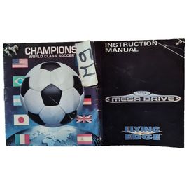 Livret 📖 Manuel 💯 MEGA DRIVE du jeu 📀: champions world class soccer