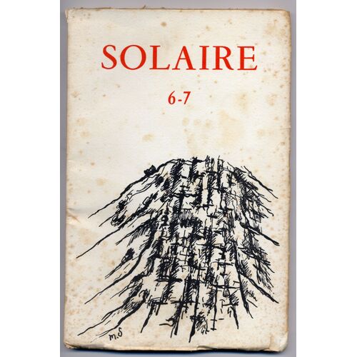 Solaire N° 6-7 (Eté 1974)