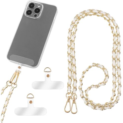 Tour De Cou Telephone Portable, Cordon Telephone Portable Lanières De Téléphone En Bandoulière Avec 2 Patchs Kit Mains Libres Smartphones Cordon Tour De Cou[PRO52906836]