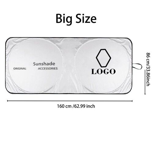 Nouveau Parasol Coche Été Voiture Pare-Brise Pare-Soleil Logo Avant Fenêtre Pare-Soleil Visière Couverture Pour Renault Duster Sandero Logan Megane