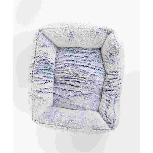 Panier Polaire Antidérapant, Pour Chien Ou Chat 70 X 60 X 22 Cm, Gris