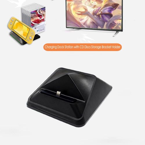 Station De Charge Durable, Support De Disque De Jeu Multifonction, Design Délicat, Pour Nintendo Switch Lite