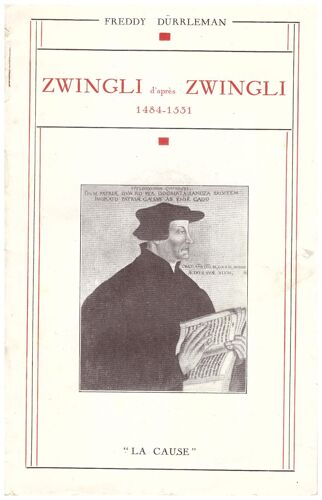 Zwingli D'après Zwingli 1484 1531
