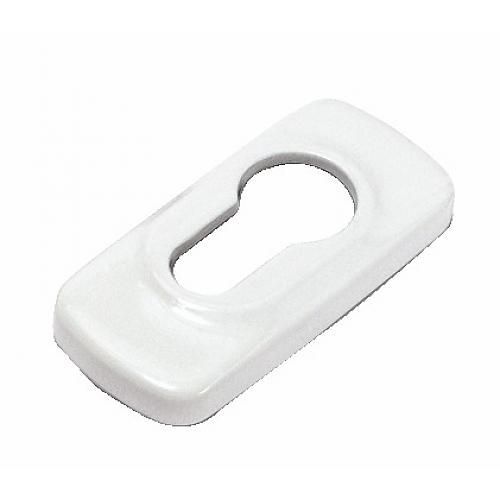 Rosace entrée de cylindre - pour béquilles Horus et Héra - blanc FAPIM