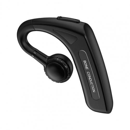Écouteurs sans fil à Conduction osseuse ABS, casque d'écoute Unique, Compact, compatible Bluetooth, étanche pour voyage, 1 pièce