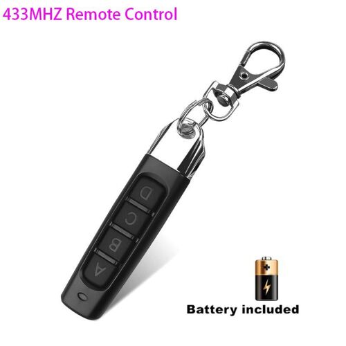 Télécommande 4 canaux ouvre porte de Garage 433MHZ, duplicateur de télécommande, Code de clonage, clé de voiture 433MHZ
