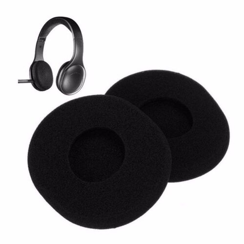 Coussinets d'oreille de remplacement pour casque Logitech H800, 1 ensemble noir, 1 paire