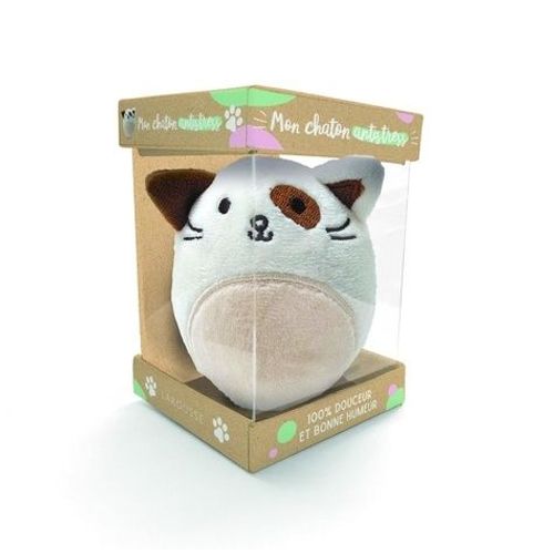 Mon Chaton Antistress - Coffret Avec 1 Peluche Et 1 Livret
