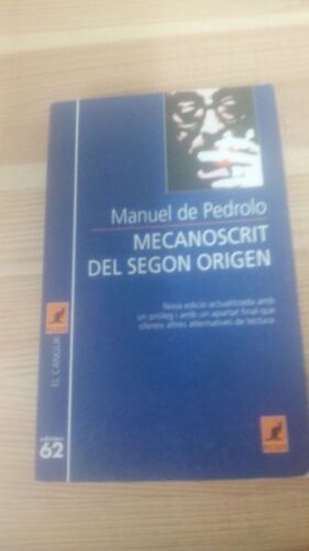 Mecanoscrit Del Secon Origen