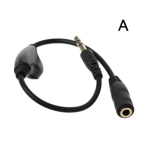 Adaptateur Jack 3.5mm mâle à femelle, câble d'extension, cordon Audio stéréo avec contrôle du Volume, fil d'écouteur pour Smartpho