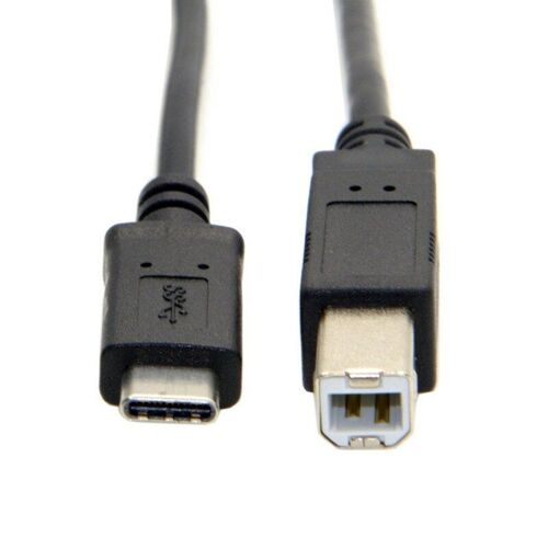 Connecteur mâle USB C USB 3.1 Type C vers USB 2.0 Type B câble de données mâle pour téléphone portable, Macbook et ordinateur portable
