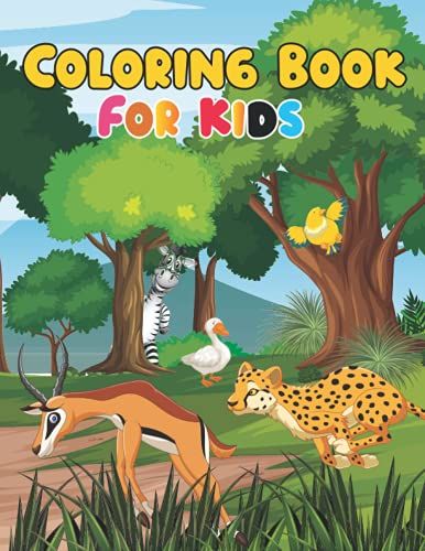 Coloring Book For Kids: Coloring Pages For Kids, 8.5" X11" 101 Pages, 49 Beautiful Unique Designs, Activity Book For Girls, Boys And Kids