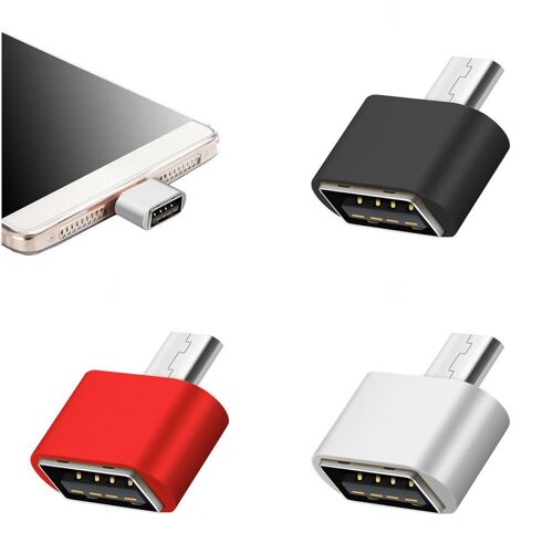 Adaptateur Micro USB OTG pour téléphone Android, 8 pièces, pour Xiaomi Redmi Note 5 6, Samsung Galaxy S7 Edge S6