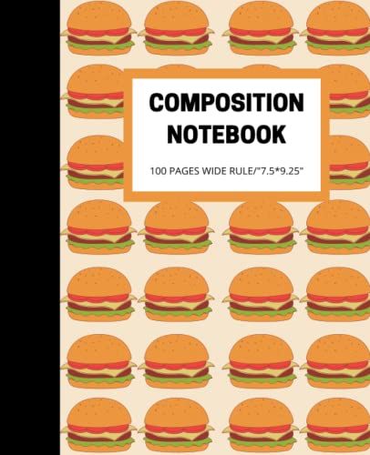 Composition Notebook: Wide Ruled Paper Notebook Blank Wide Lined Workbook For Girls Boys Kids Perfect Notebook & Journal For Habit Tracking, Budget Tracking, Planning, Journaling, Notes, ...