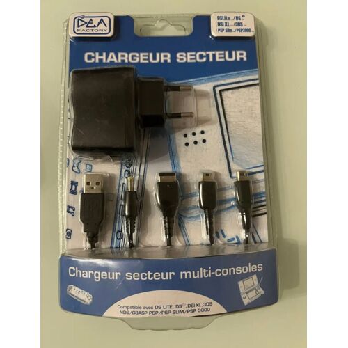 Multi Chargeur Usb Secteur Console Ds Dsi Xl Ds Lite 3ds Psp Game Boy Advance Sp