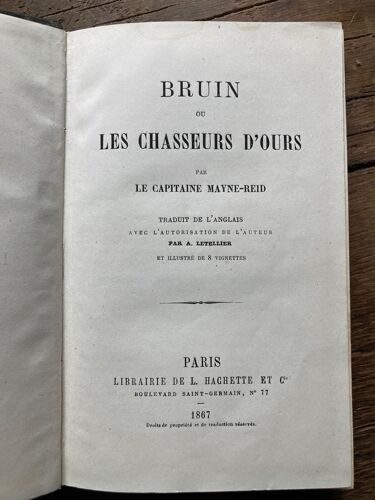 Mayn Reid Bruin Et Les Chasseurs D'ours