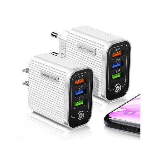 Chargeur Rapide Usb 3.0, Universel, Pour Téléphone Portable, Tablette, Iphone 12 Pro, Samsung, Huawei