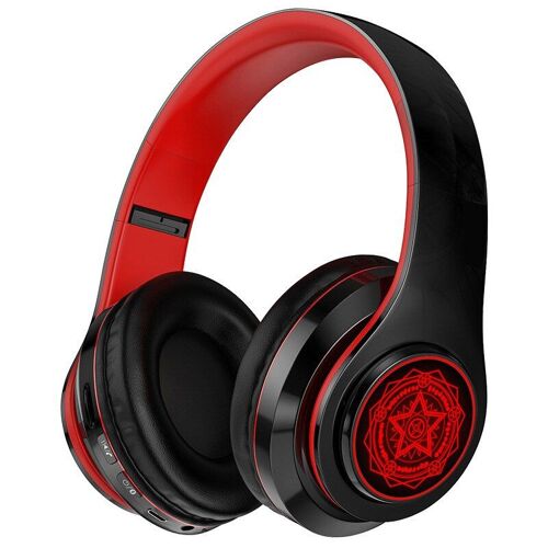 Écouteurs de jeu, oreillettes de jeu, compatibles Bluetooth, basse lourde, pour téléphone, ordinateur, mouvement général, pliables