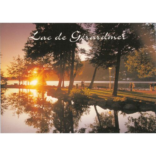 Gérardmer, " Soleil Couchant Sur Le Lac ", Vosges.