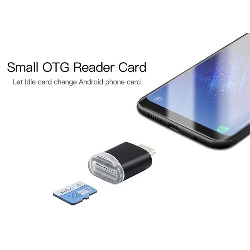 Micro lecteur de cartes mémoire OTG Portable, adaptateur USB TF, Mini OTG, pour Samsung Huawei Lenovo Android