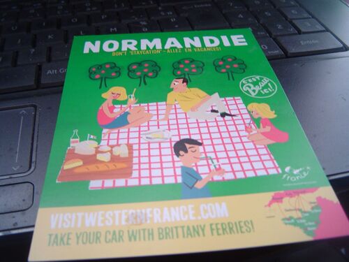 Carte Postale Publicitaire Normandie