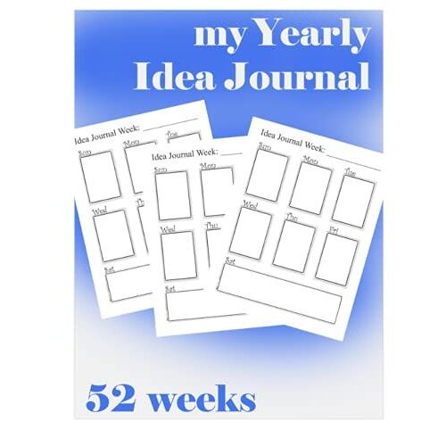 My Yearly Idea Journal: Keep Track Of Your Ideas