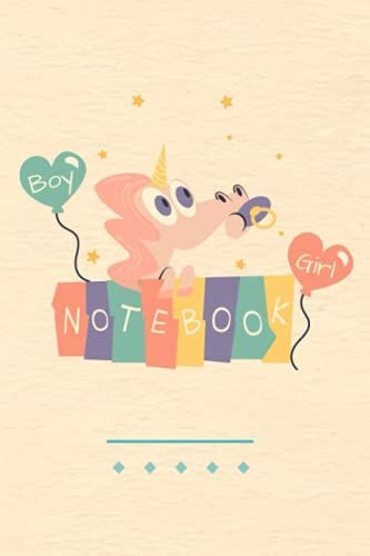 Notebook With Cute Unicorn - 100 Pages