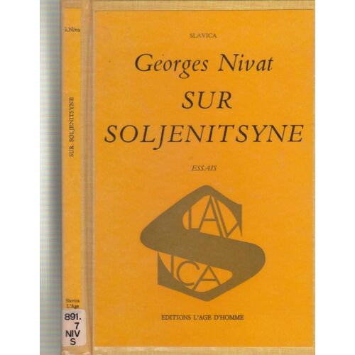 Sur Soljénitsyne