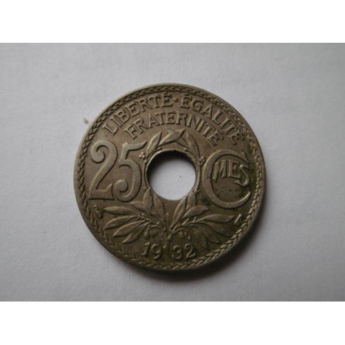 Pièce 25 Centimes - Dupuid - 1932