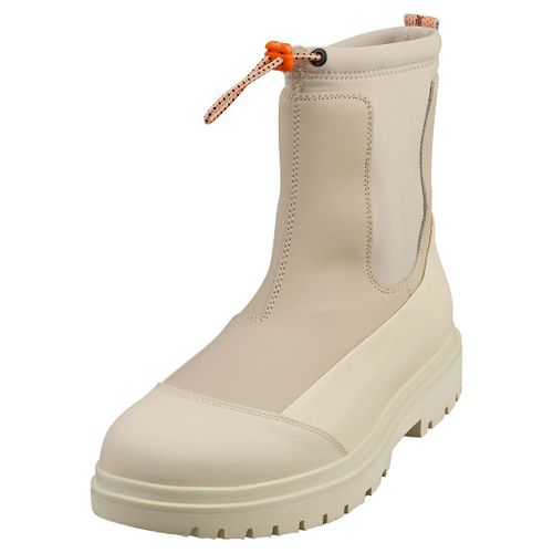 Calvin Klein Chanky Combat Bottes Chelsea Crème Blanc