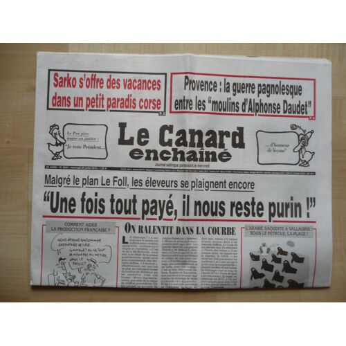 Le Canard Enchaîné - Numéro 4944 -29 Juillet 2015 - Une Fois Tout Payé Il Nous Reste Purin