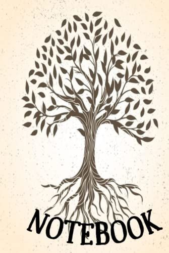 Notebook Journal (White Pages): Roots Notebook For Work School Office For Kids, Students, 120 Pages College Wide Ruled Composition Lined Paper Notebooks Size 6x9