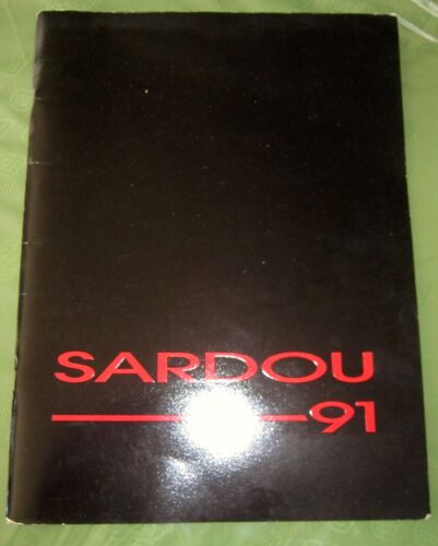Programme  De Concert Michel Sardou 1991