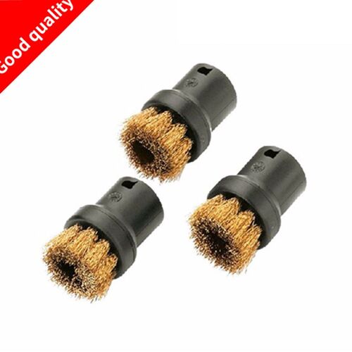 Brosse Ronde Pour Nettoyeur Vapeur, 3 Pi¿¿ces/Lot, Avec Attache Pour Grattoir, Pour Karcher Sc952 Sc1020 Sc1052 Sc1122 Sc1125 Sc1402, Etc. 9109-May8446
