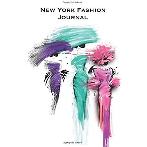 New York Fashion Journal: Stylishly Illustrated Notebook Makes The Perfect Choice For Your Shopping Trip To New York. Artwork Is Subtly Infused On The Inner Pages Which Are Divided Into Three Sections