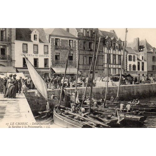 Carte Postale Ancienne - Le Croisic - Débarquement De La Sardine À La Poissonnerie