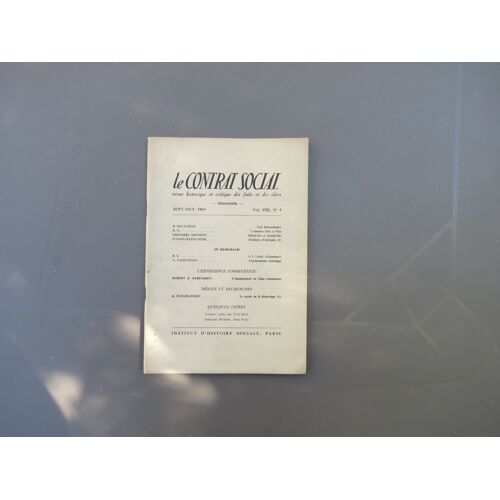 Le Contrat Social N° 5