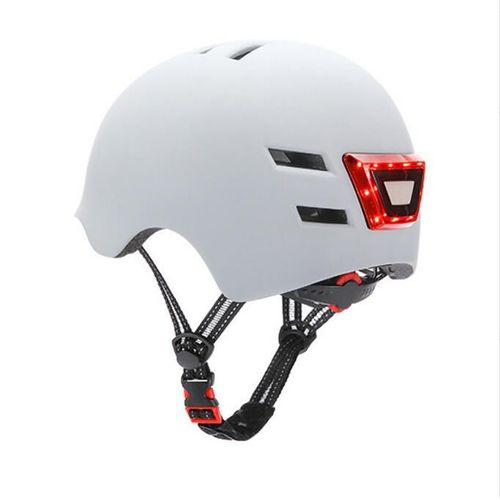 Casque De Vélo Avec Lumière Led,[S] Casque De Vélo Avec Lumière Led Casque Trottinette Electrique Certifié Ce Bmx Cyclisme Sport Casque