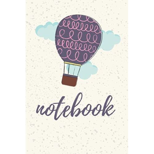 Journal/Notebook - Balloon/Aerostat/ Air Balloon/Sky/Clouds ( "6 X 9" , 100 Sheets Per Book )