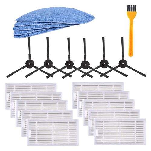 Pièces pour aspirateur Robot, brosse latérale, filtre Hepa pour Ilife V5 V5S V3 V3S V5Pro V50 V55 X5 V5S Pro
