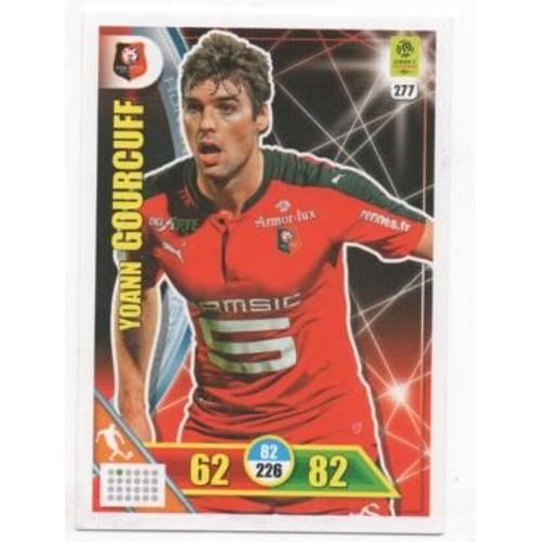 277 - Yoann Gourcuff - Stade Rennais -Milieu - Adrenalyn 2017/2018