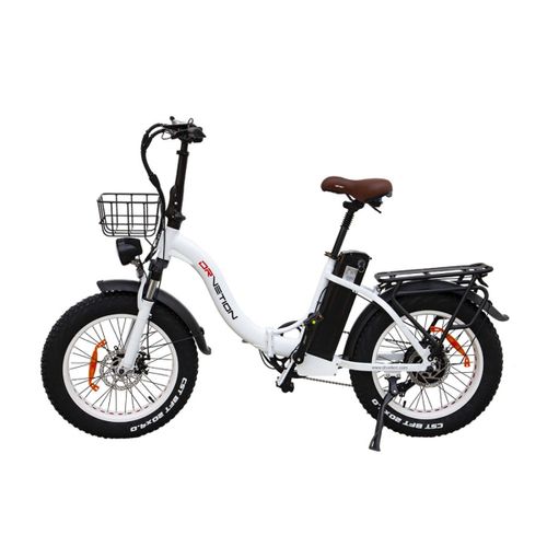 Vélo Électrique Pliant Drvetion Ct20, Batterie Samsung, Blanc