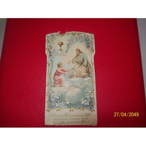 Image Pieuse Premiere Communion 1919
