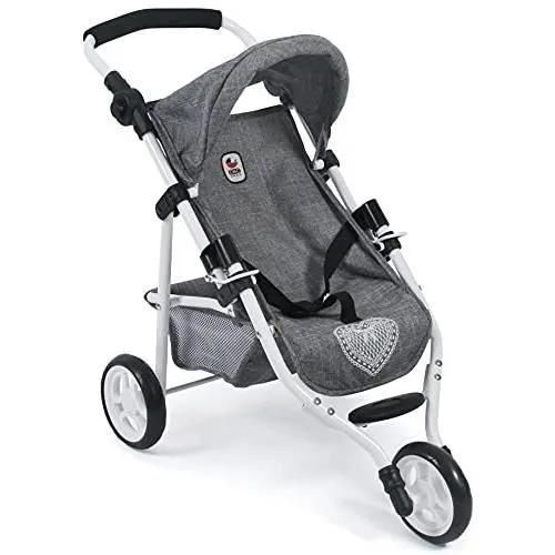 Bayer Chic 2000-Poussette Pour Poupee Lola, 612-76, Couleur : Gris Jea