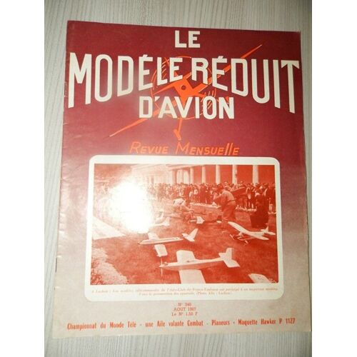 Modéle Réduit D'avion N° 340 - 08/1967