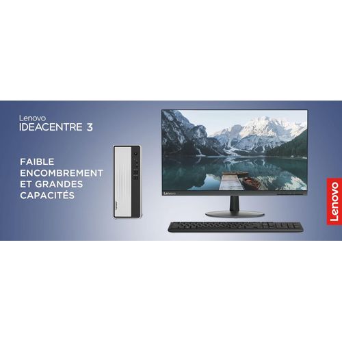 Lenovo Ideacentre 3 07ADA05 AMD Ryzen 3 - Ram 8 Go - SSD 500 Go
