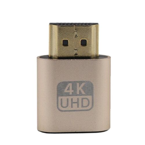 Prise factice EDID 4K DDC, affichage virtuel compatible HDMI, prise factice, adaptateur émulateur factice, VGA 1920x1080P, en vogue