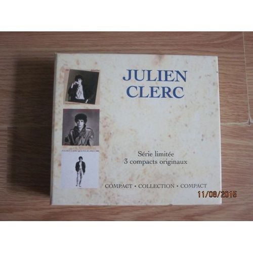 Julien Clerc Coffret Serie Limitee 3 Cd